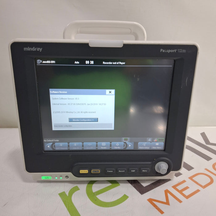 Mindray Passport 12M Patient Monitor