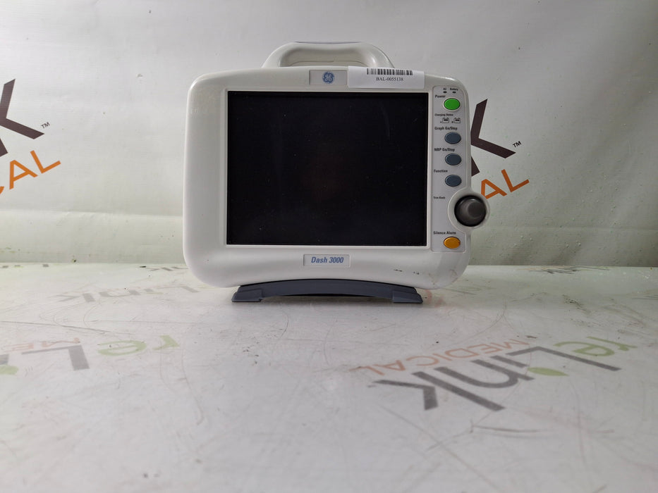 GE Healthcare Dash 3000 - GE/Nellcor SpO2 Patient Monitor