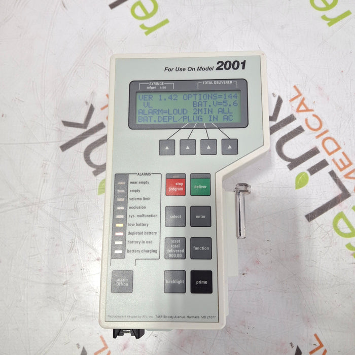 Smiths Medical Medfusion 2001 Syringe Infusion Pump