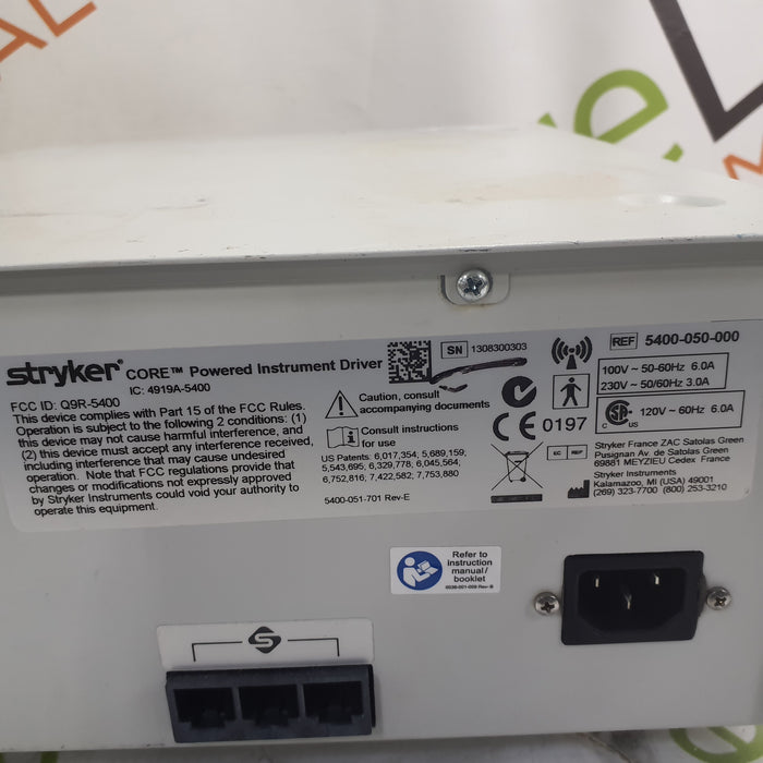 Stryker 5400-050 Core Powered Instrument Driver