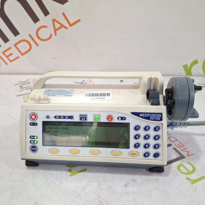 Smiths Medical Medfusion 3010a Syringe Infusion Pump