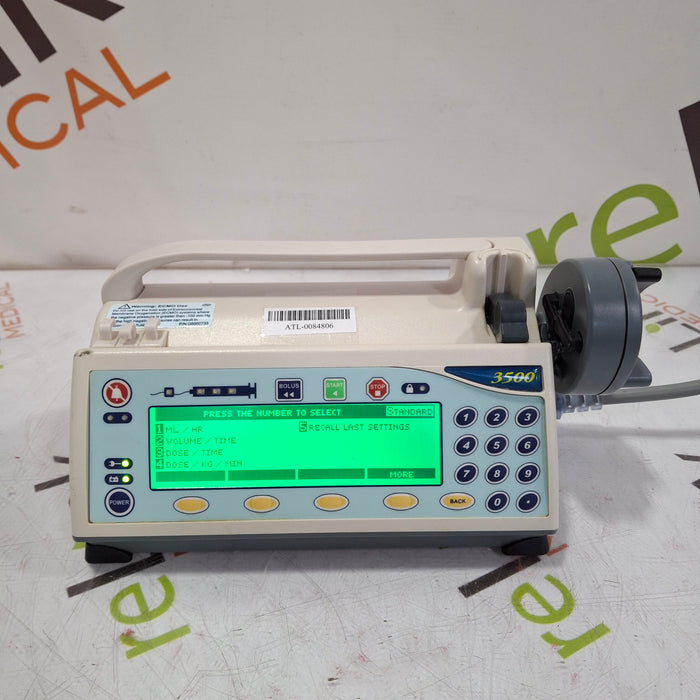 Smiths Medical Medfusion 3500 Syringe Infusion Pump