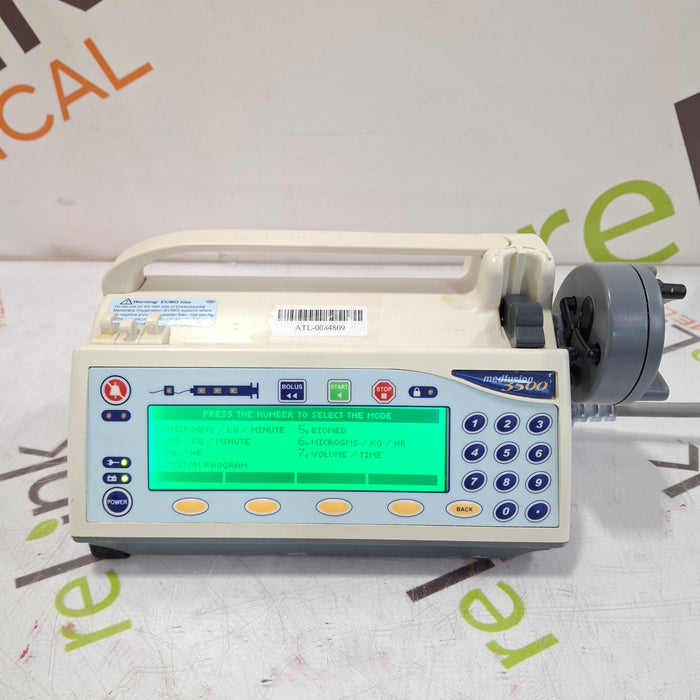 Smiths Medical Medfusion 3500 Syringe Infusion Pump