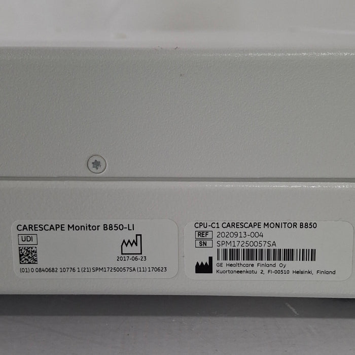 GE Healthcare GE Healthcare Carescape B850 CPU Assy Patient Monitors reLink Medical