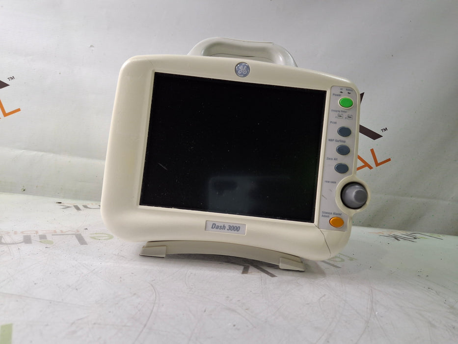 GE Healthcare Dash 3000 - GE/Nellcor SpO2 Patient Monitor