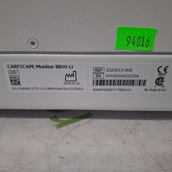 GE Healthcare Carescape B850 CPU Assy