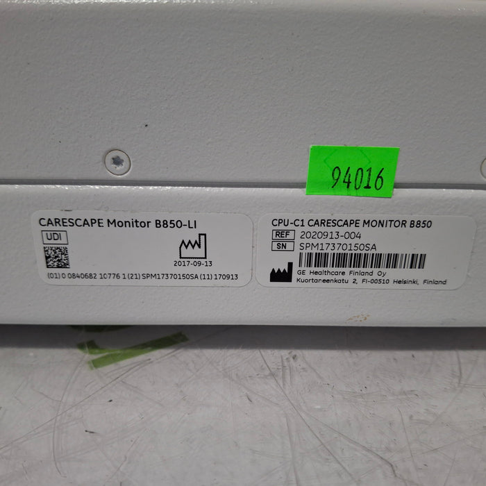 GE Healthcare Carescape B850 CPU Assy