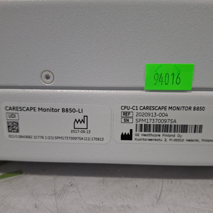 GE Healthcare Carescape B850 CPU Assy