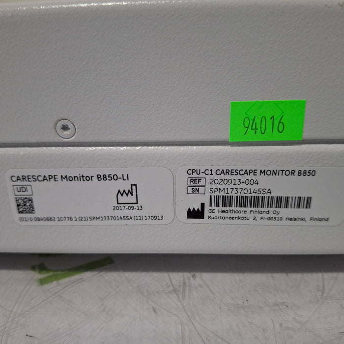 GE Healthcare Carescape B850 CPU Assy