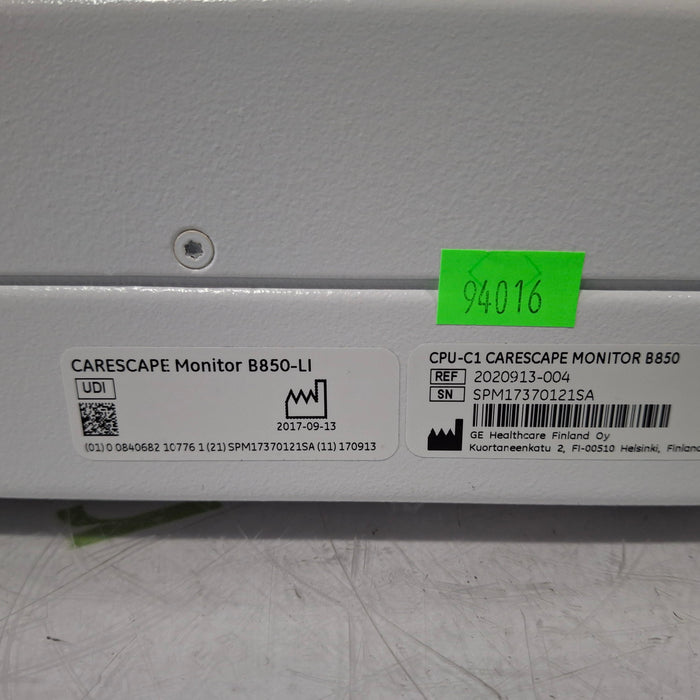 GE Healthcare Carescape B850 CPU Assy