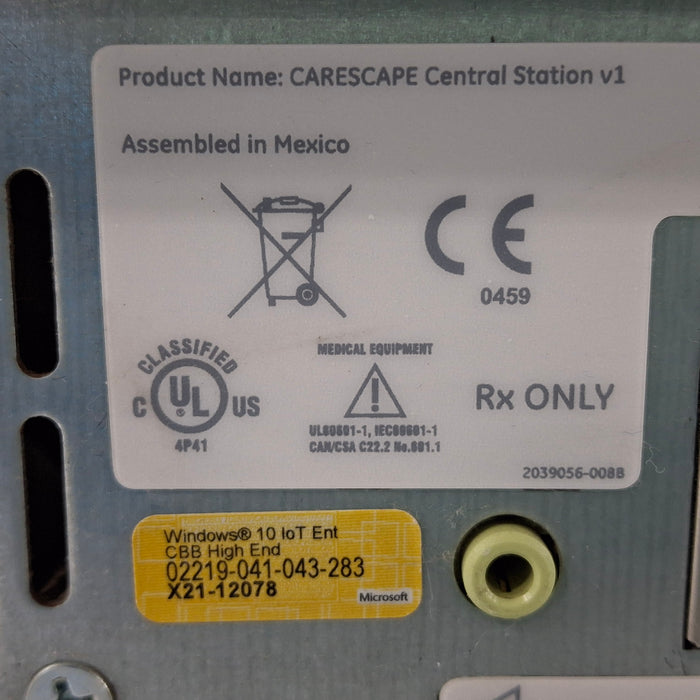 GE Healthcare MP100 CIC Carescape Central Station V1