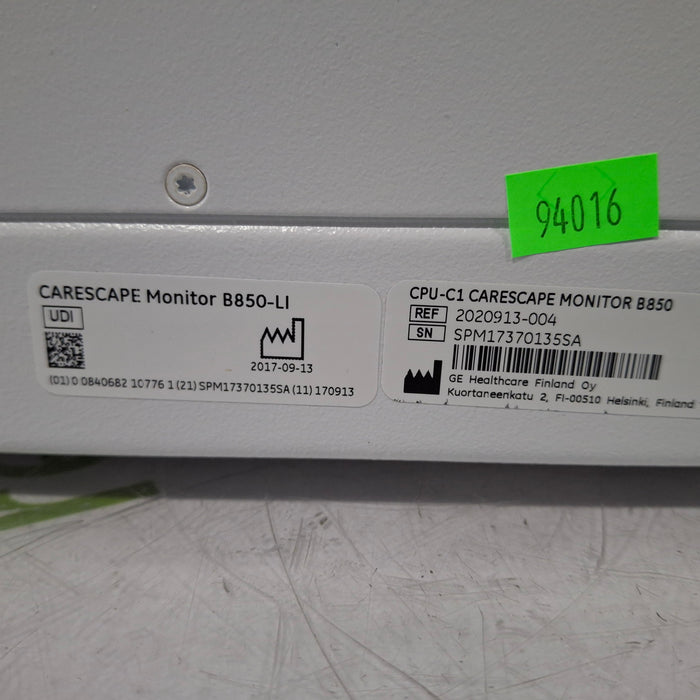 GE Healthcare Carescape B850 CPU Assy