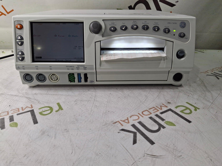 GE Healthcare GE Healthcare Corometrics 250cx Series Model 259cx-a Fetal Monitor Patient Monitors reLink Medical
