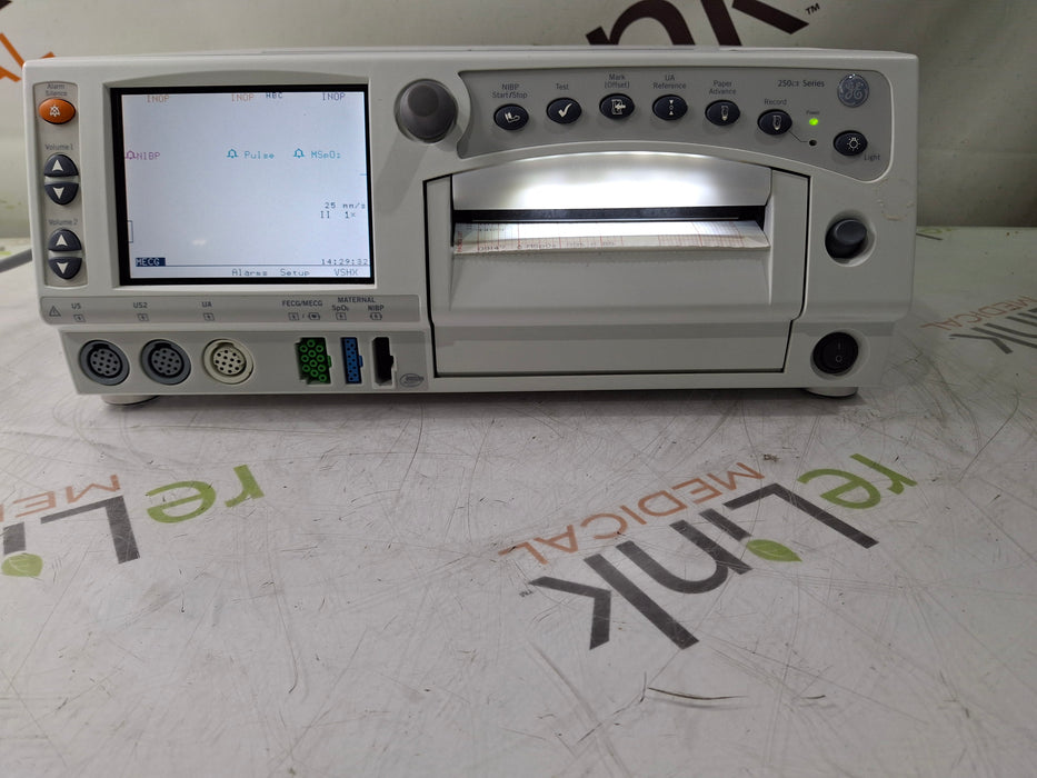 GE Healthcare GE Healthcare Corometrics 250cx Series Model 259cx Fetal Monitor Patient Monitors reLink Medical