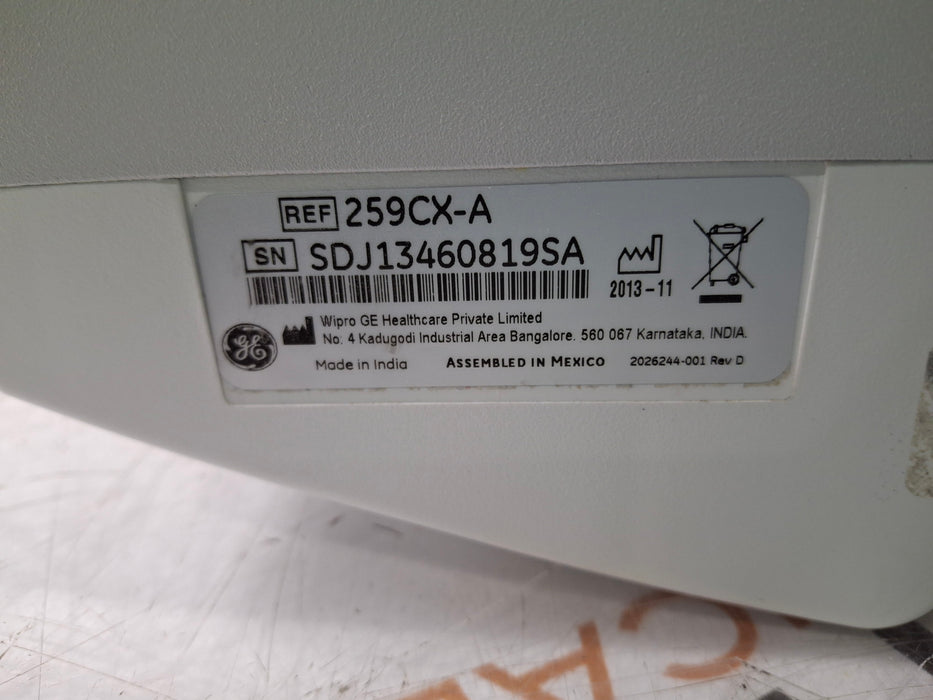 GE Healthcare Corometrics 250cx Series Model 259cx-a Fetal Monitor