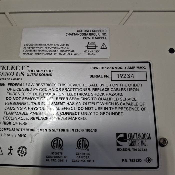 Chattanooga Group Intelect Legend US Therapeutic Ultrasound