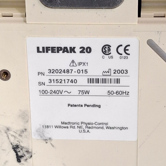 Physio-Control LifePak 20 Defib