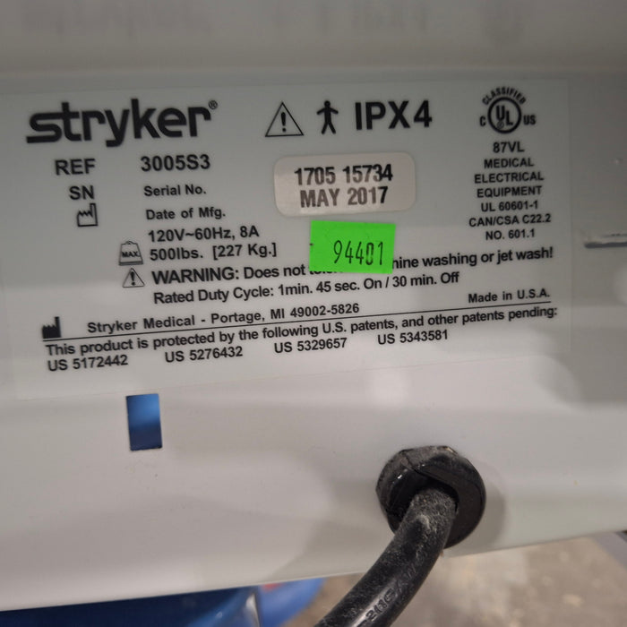 Stryker Secure III 3005 Hospital Bed