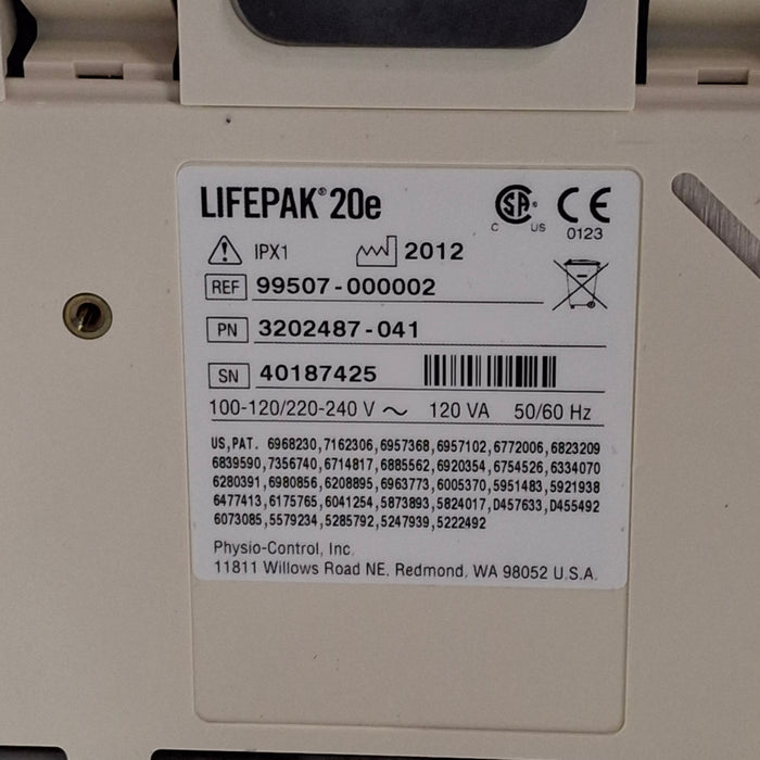 Physio-Control LifePak 20e Defibrillator