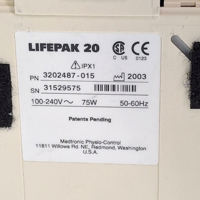 Physio-Control LifePak 20 Defib