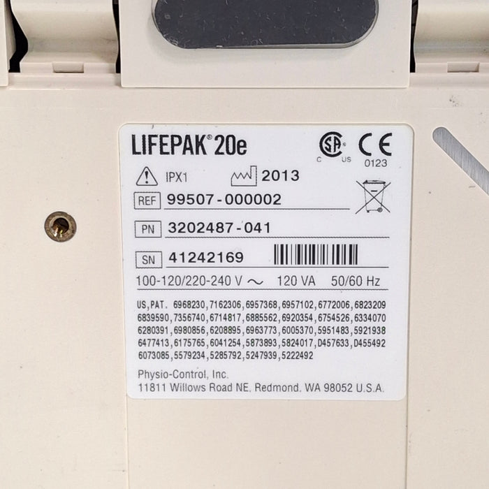 Physio-Control LifePak 20e Defibrillator