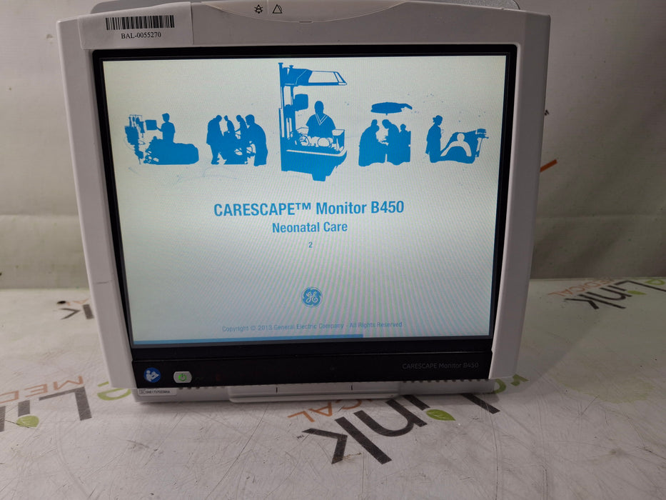 GE Healthcare Carescape B450 Patient Monitor