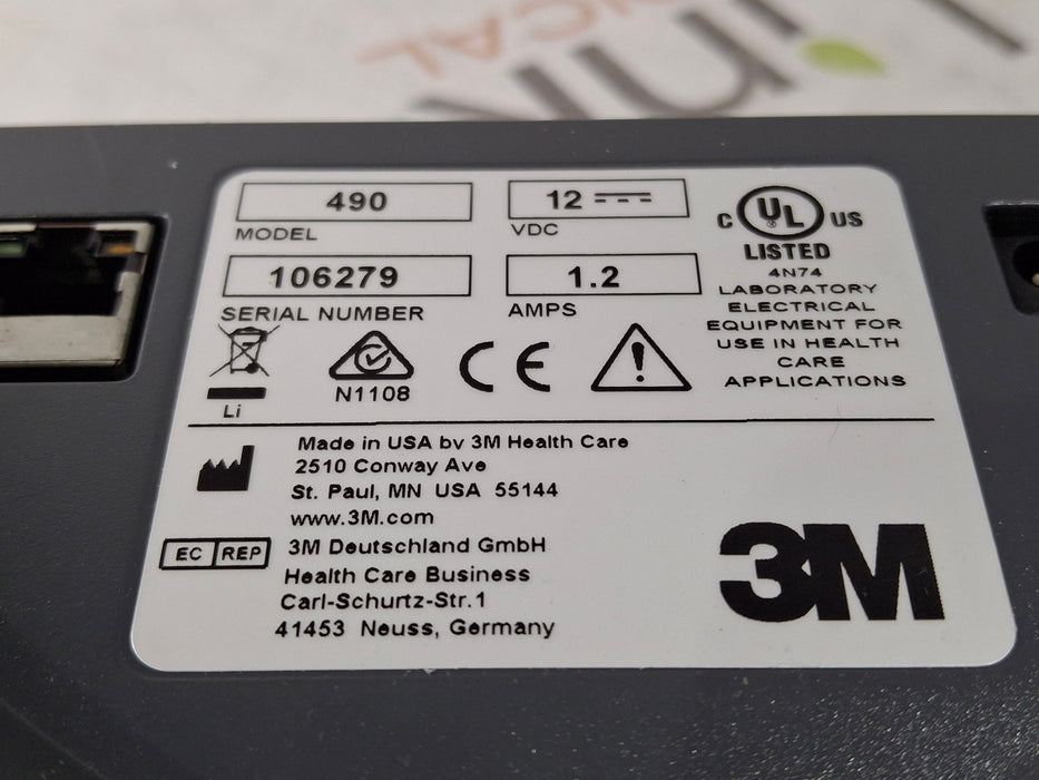 3M Attest Auto-Reader 490 VH202 Sterilization