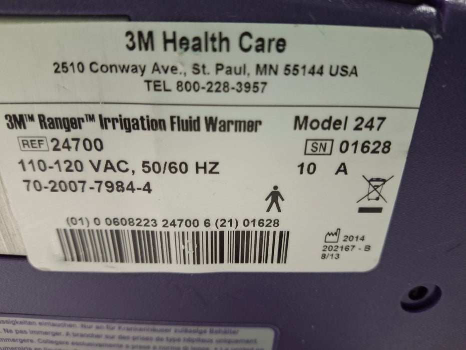 3M Ranger Model 247 Fluid Warming Unit