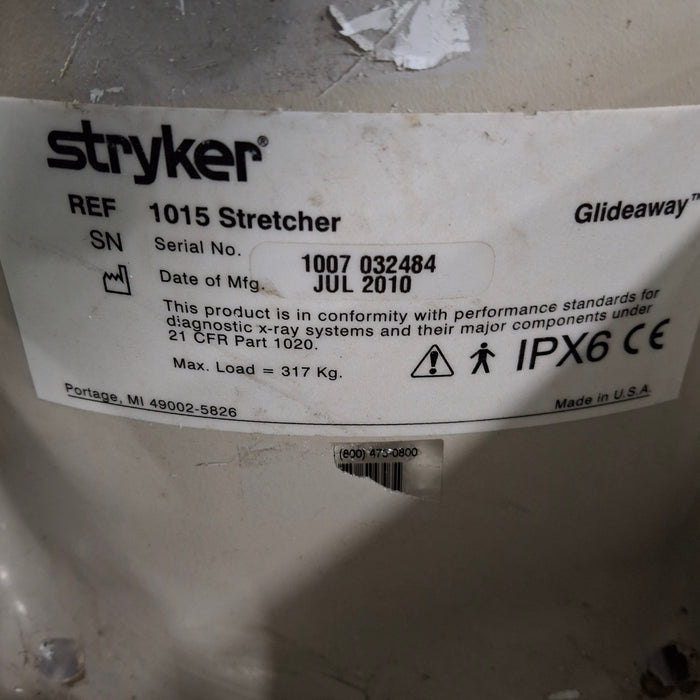 Stryker 1015 Big Wheel Glideaway Stretcher