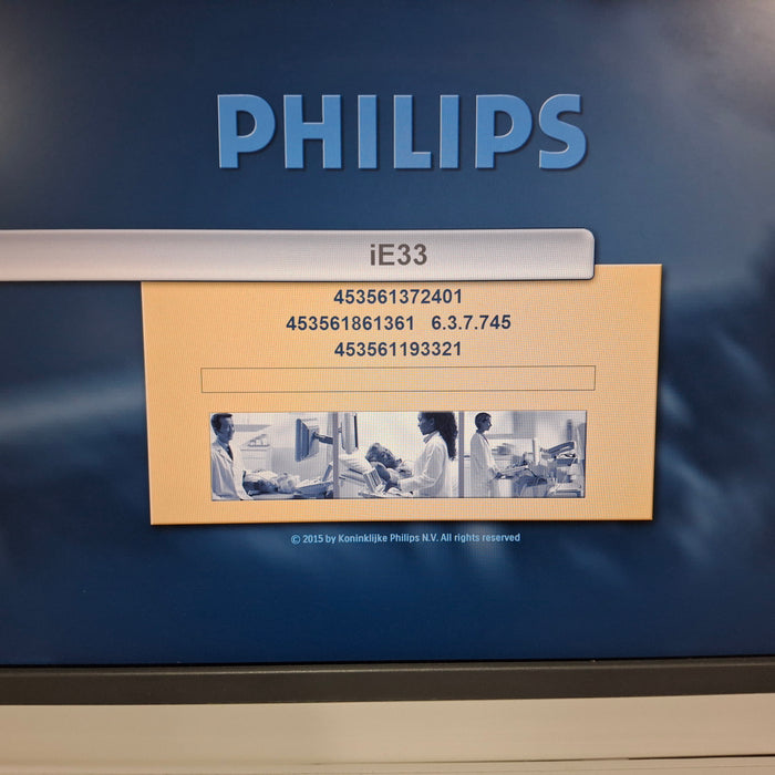 Philips IE33 F-G Cart Ultrasound