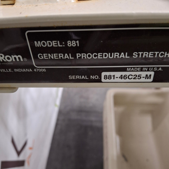 Hill-Rom 881 General Procedural Stretcher