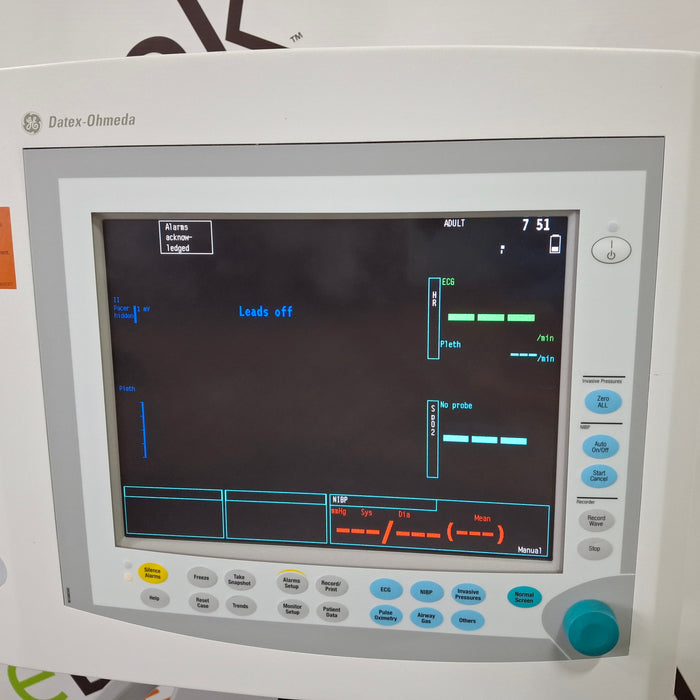 GE Healthcare GE Healthcare N-MRI2-01 MRI Anesthesia Monitor Patient Monitors reLink Medical