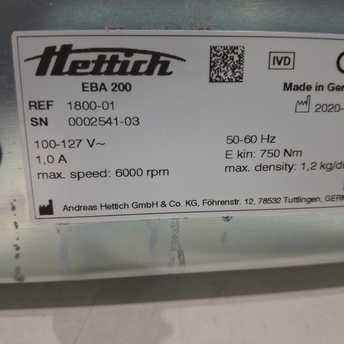 Hettich Instruments EBA 200 Centrifuge