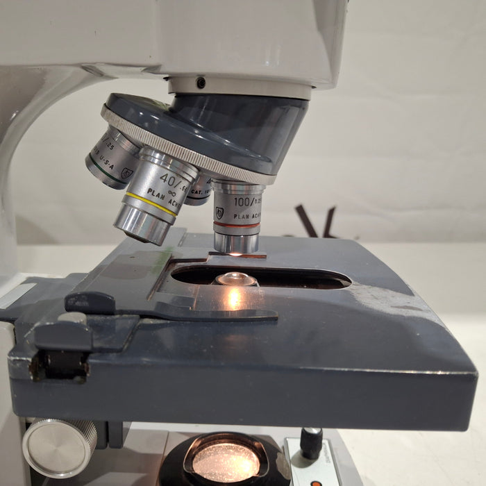 American Optical One-Ten Binocular Microscope