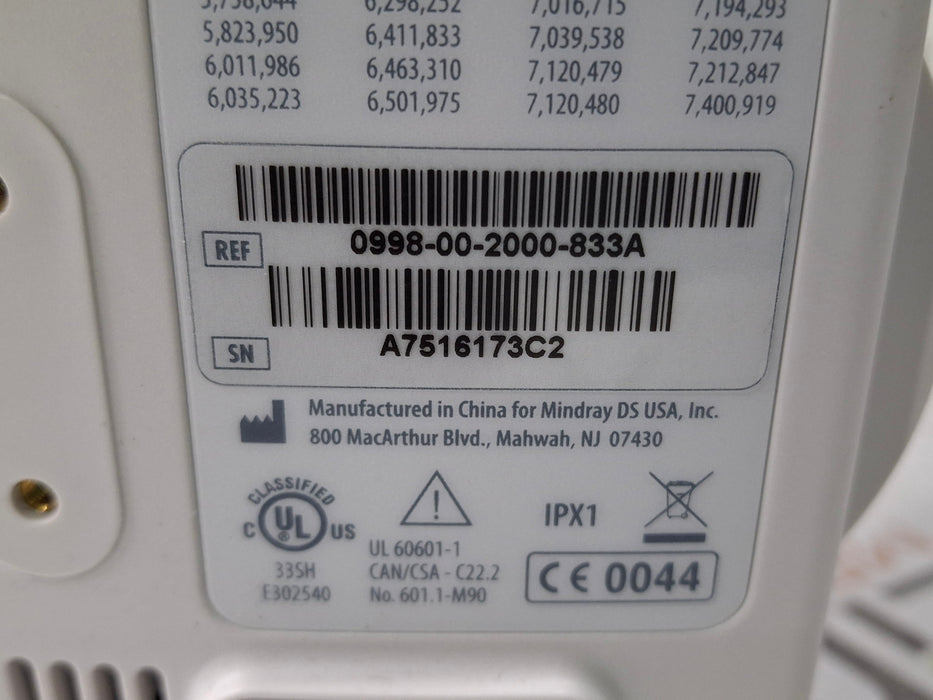 Mindray Datascope Accutorr V Vital Signs Monitor