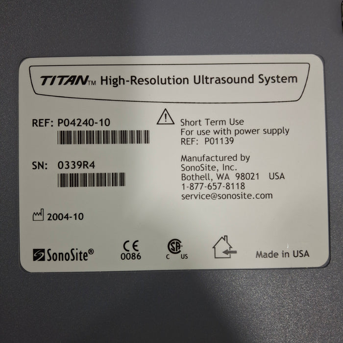 Sonosite Sonosite Titan Portable Ultrasound Ultrasound reLink Medical