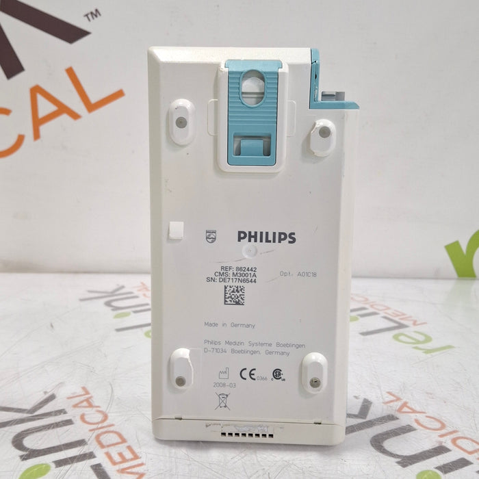 Philips M3001A-A01C18 Fast SpO2, NIBP, 12 lead ECG, Temp, IBP MMS Module