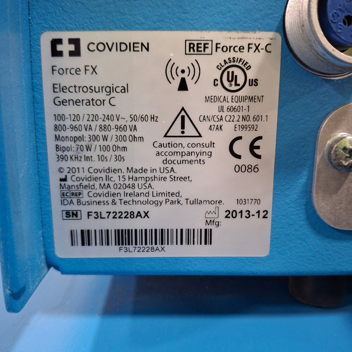 Covidien Valleylab Force FX-C Electrosurgical Generator