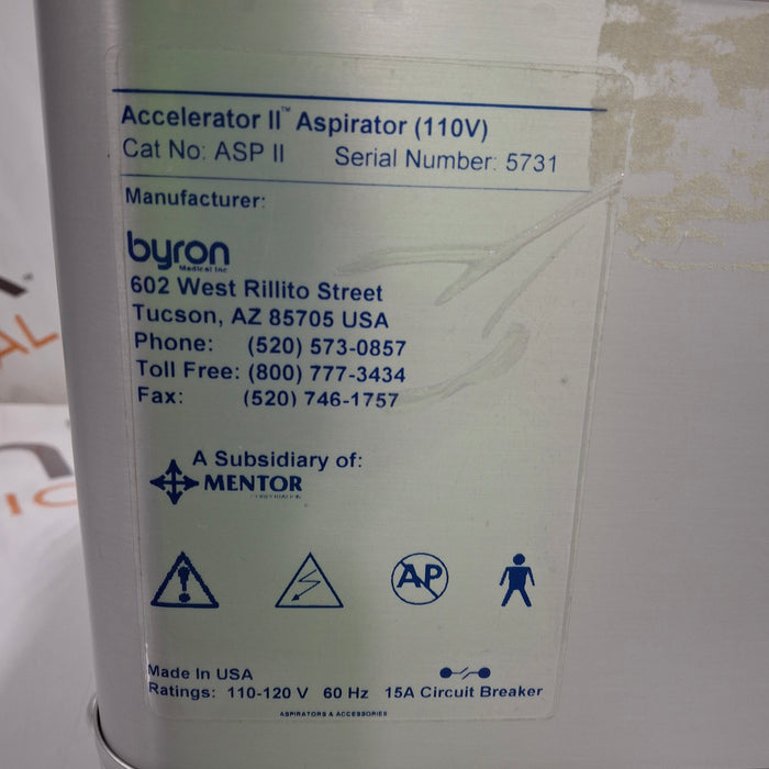 Byron Medical, Inc. Accelerator II Aspirator