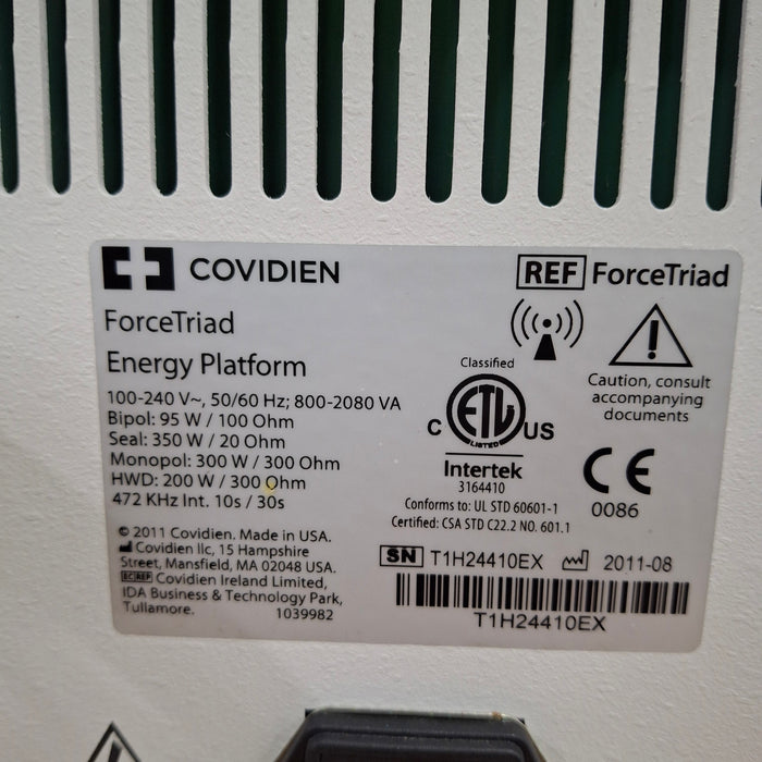 Covidien Force Triad 3.8-4.0 Electrosurgical Unit