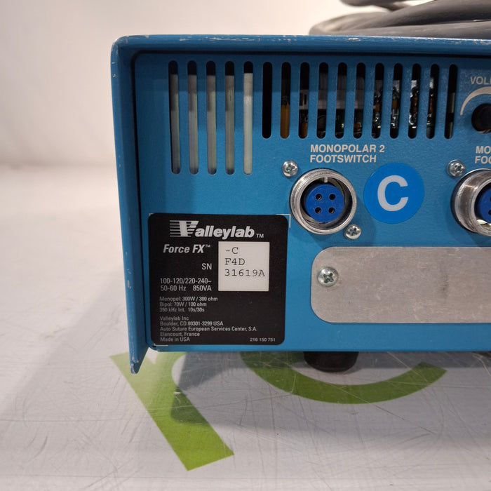 Covidien Covidien Valleylab Force FX-C Electrosurgical Generator Electrosurgical Units reLink Medical