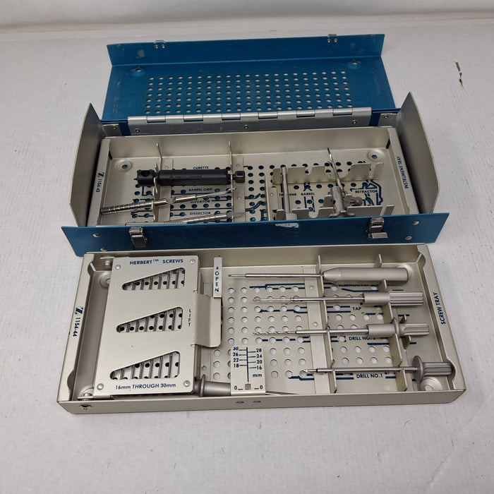 Zimmer Herbert Bone Screw Instrumentation and Screw Set