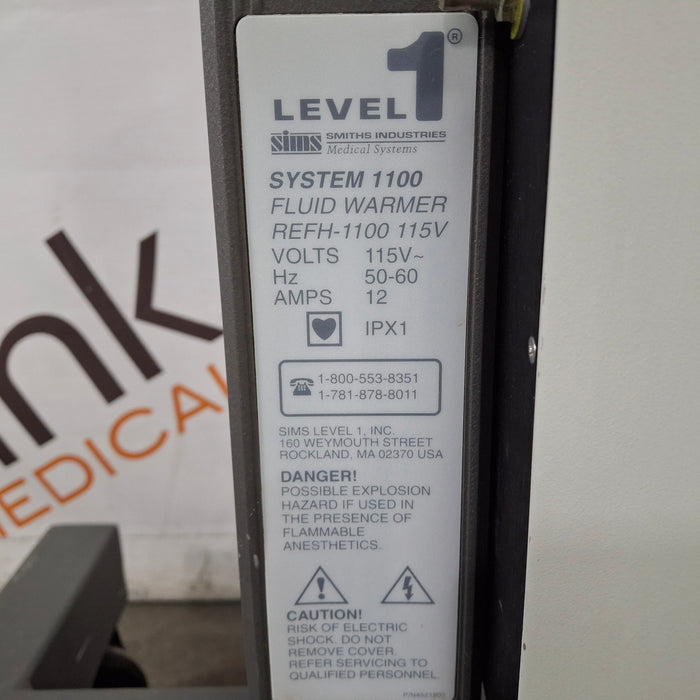 Level 1 Technologies Inc. System 1100 Fluid Warmer