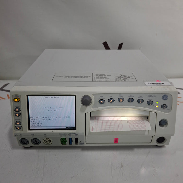 GE Healthcare Corometrics 250 Series Model 259 Fetal Monitor