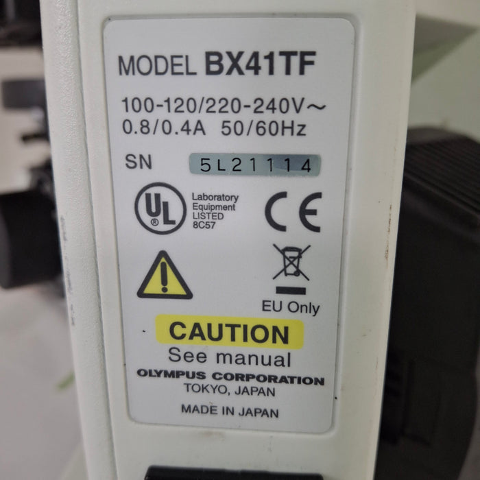 Olympus BX41 Binocular Microscope