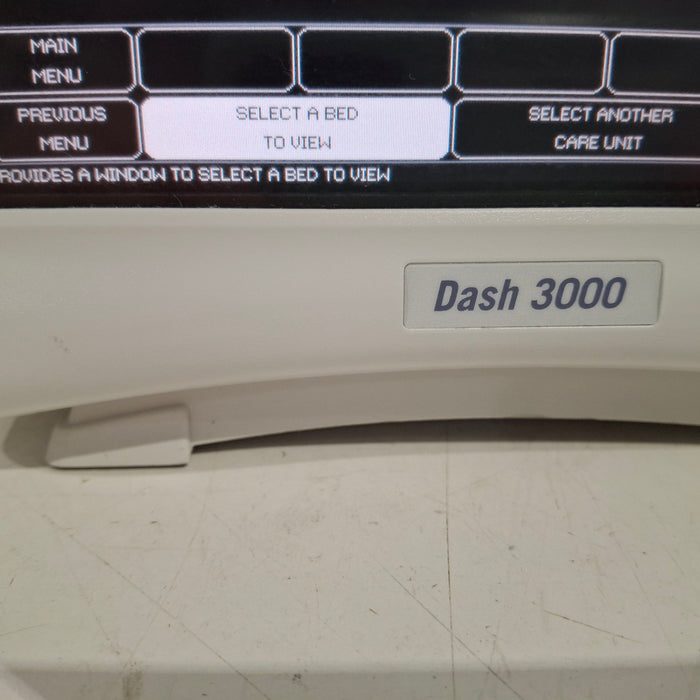 GE Healthcare Dash 3000 - GE/Nellcor SpO2 Patient Monitor