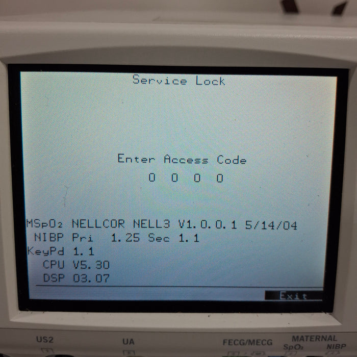 GE Healthcare Corometrics 250cx Series Model 259cx-a Fetal Monitor