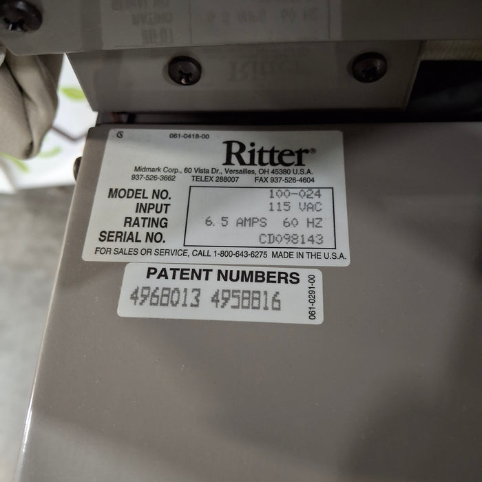 Ritter 104 Exam Table