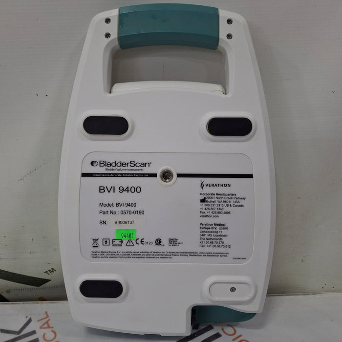 Verathon Medical, Inc BVI 9400 Bladderscan