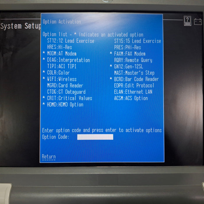 GE Healthcare MAC 5500 HD with CAM Module ECG System